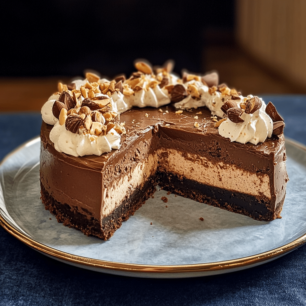 Chocolate Hazelnut Mousse Cake