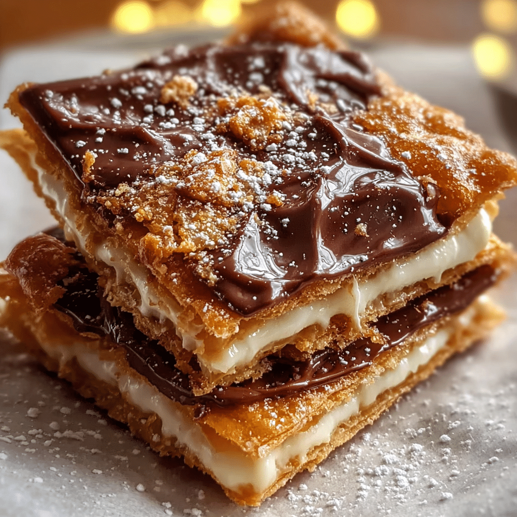 Churro saltine toffee