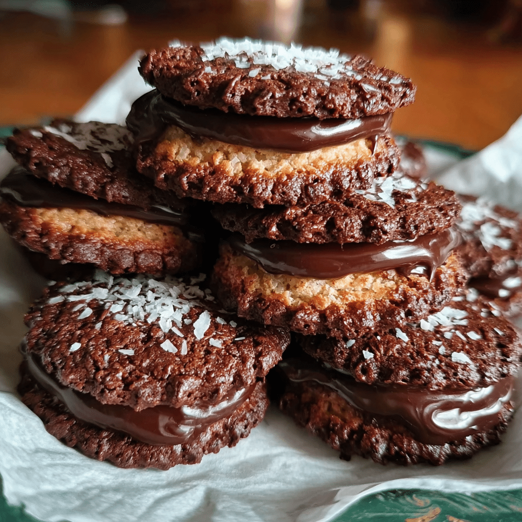Classic Chocolate Coconut Biscuits