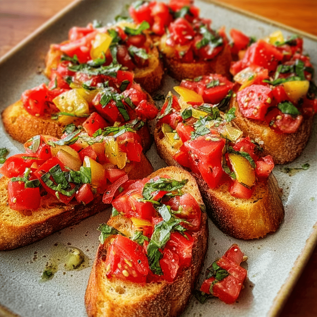 Classic Tomato Bruschetta