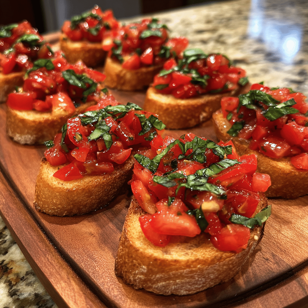 Classic Tomato Bruschetta