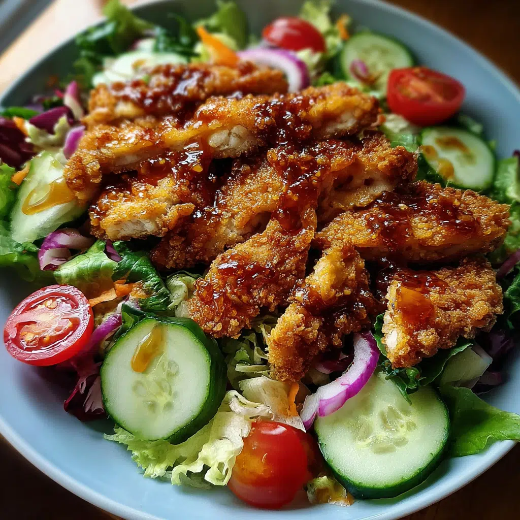 Crispy Honey Hot Chicken Salad