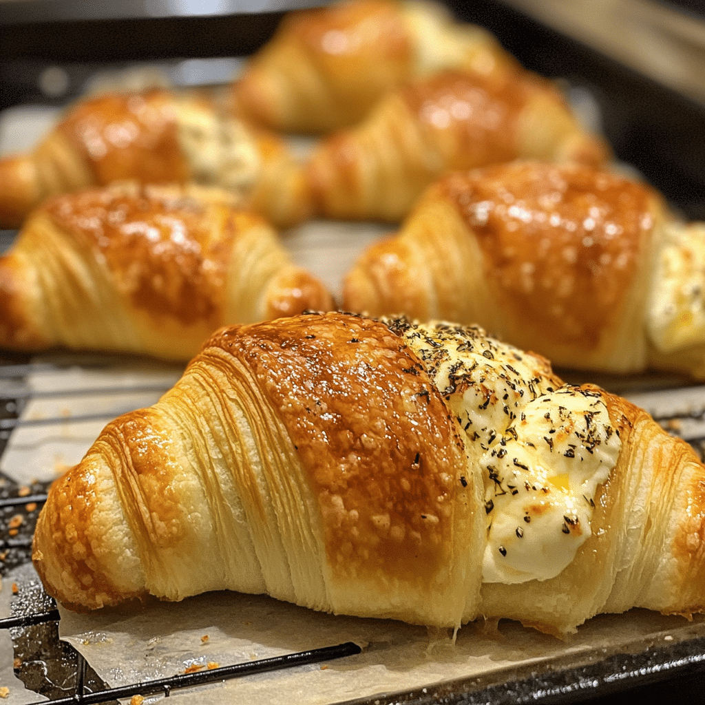Fresh Mozzarella Olive Oil Croissants