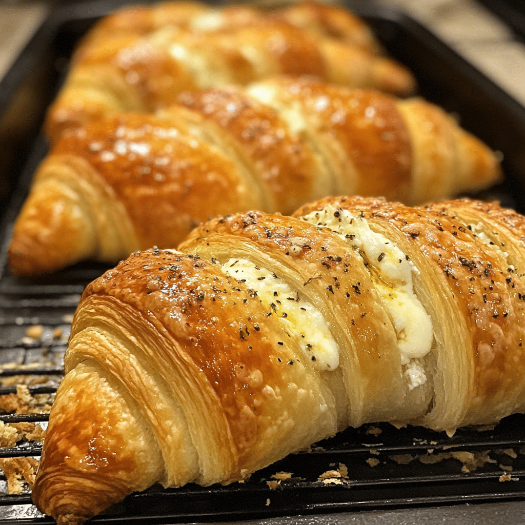 Fresh Mozzarella Olive Oil Croissants