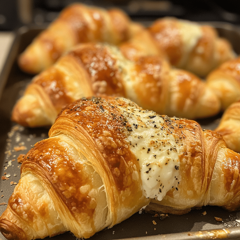 Fresh Mozzarella Olive Oil Croissants