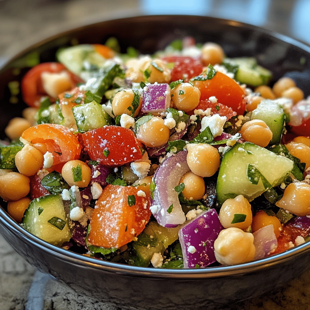 Mediterranean Chickpea Salad