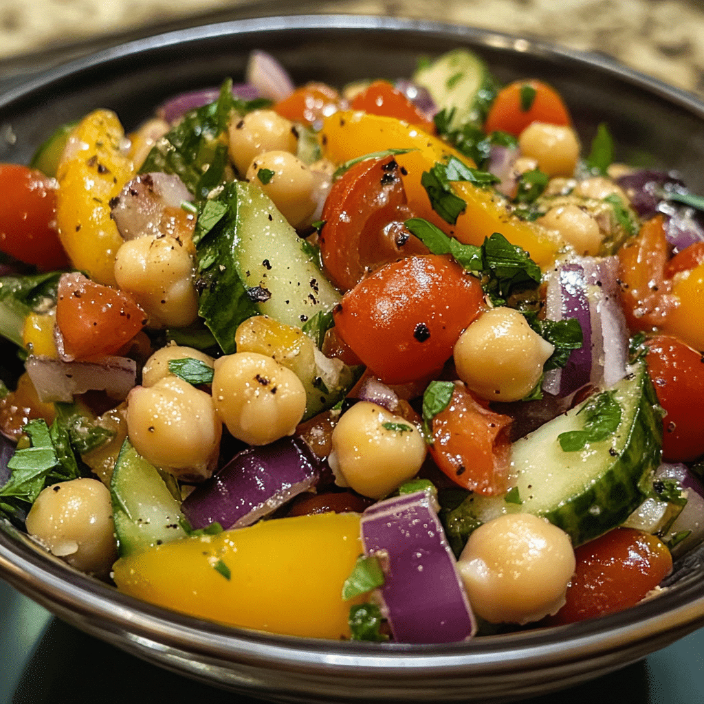 Mediterranean Chickpea Salad