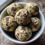 Mint Chocolate Chip Protein Balls