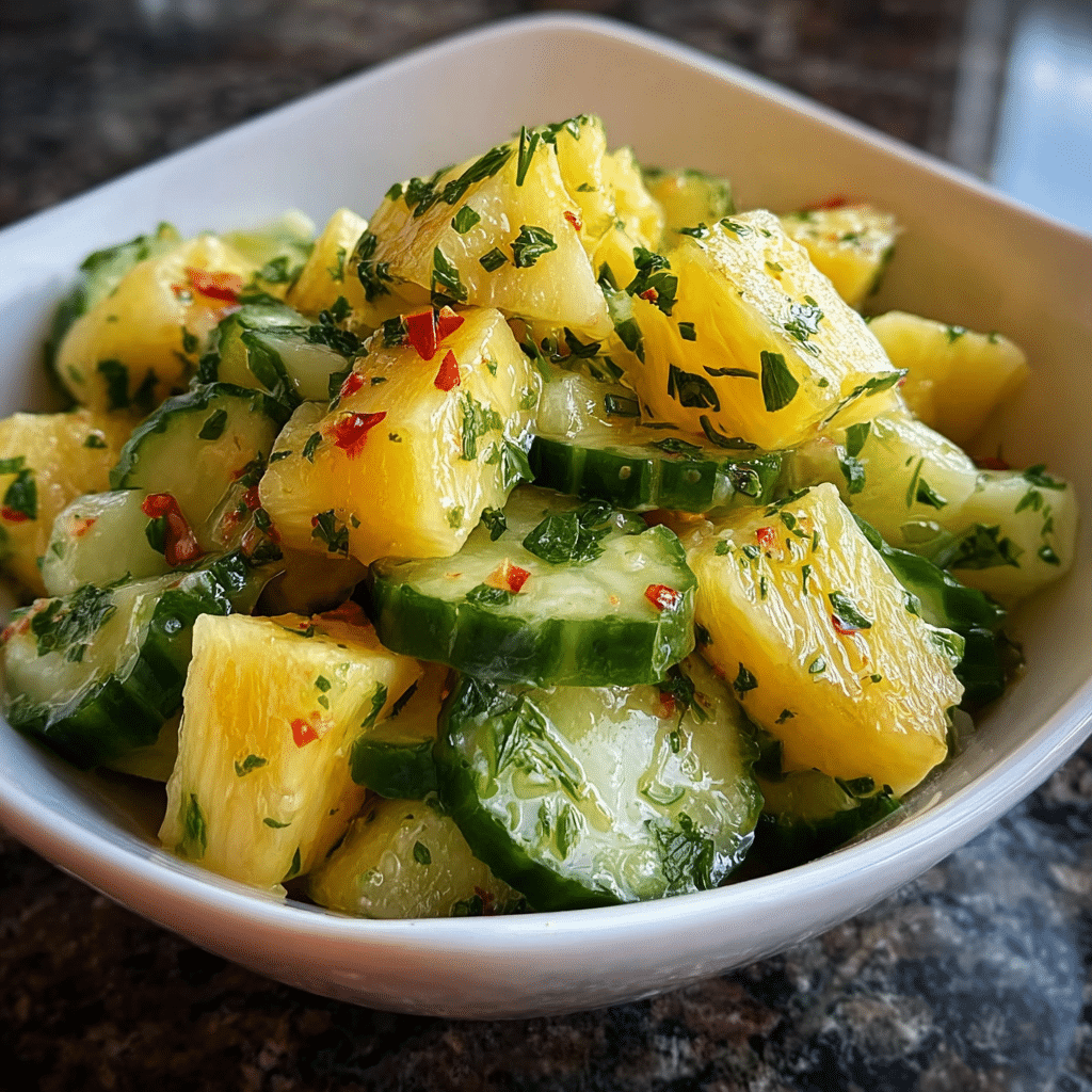 Pineapple Cucumber Salad
