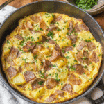 Rustic Country Omelette with Potatoes