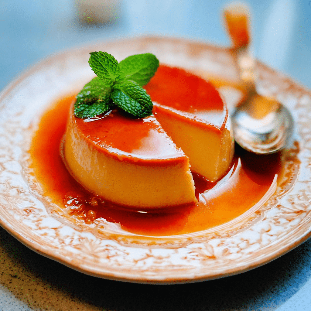 Silky Caramel Pudding Flan