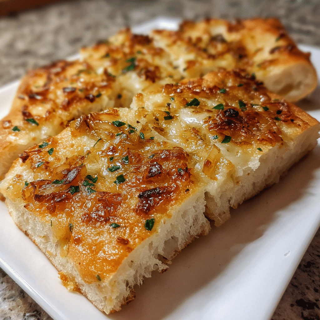 Soft Cheesy Onion Bread