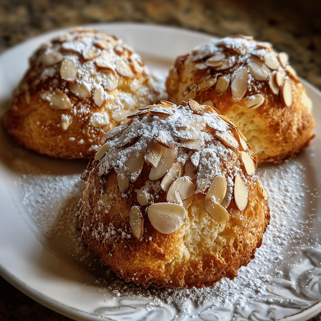 Soft Ricotta Almond Pillows