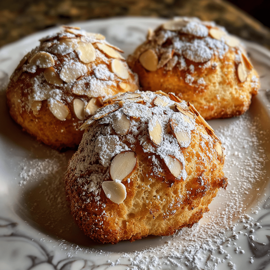 Soft Ricotta Almond Pillows