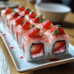 Strawberry Shortcake Sushi