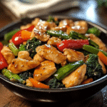 chicken stir-fry with veggies
