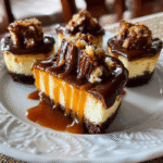 chocolate caramel cheesecake