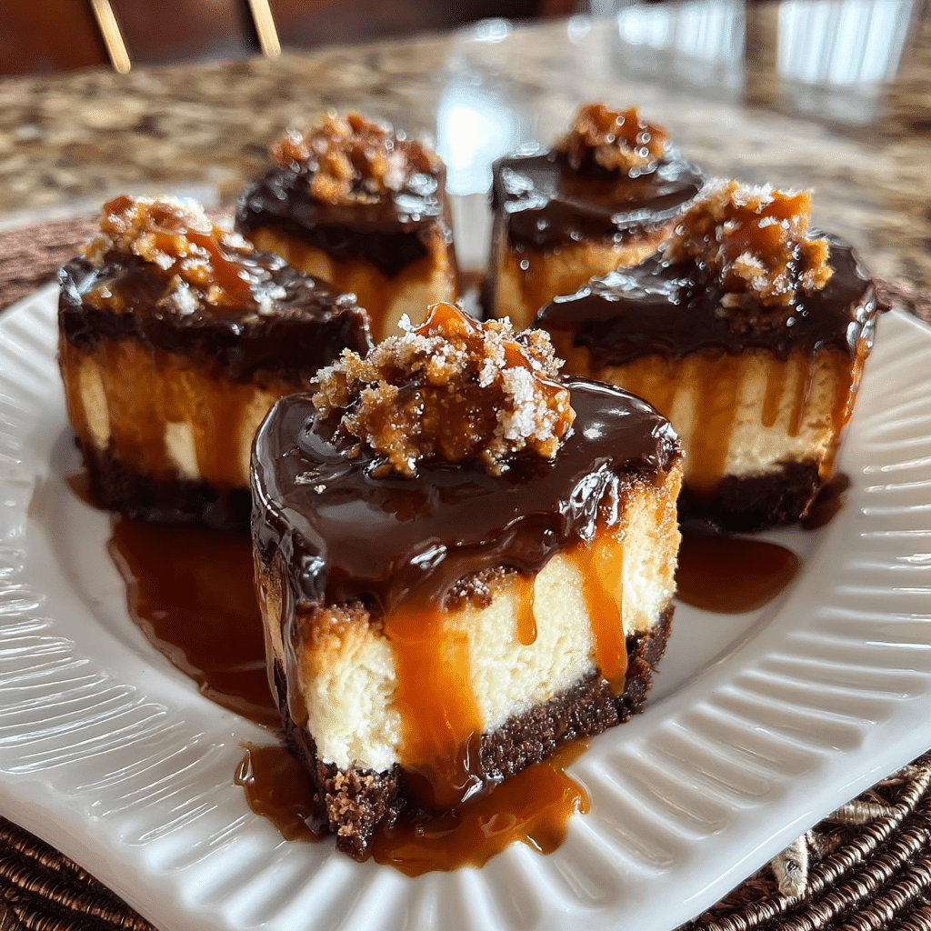 chocolate caramel cheesecake