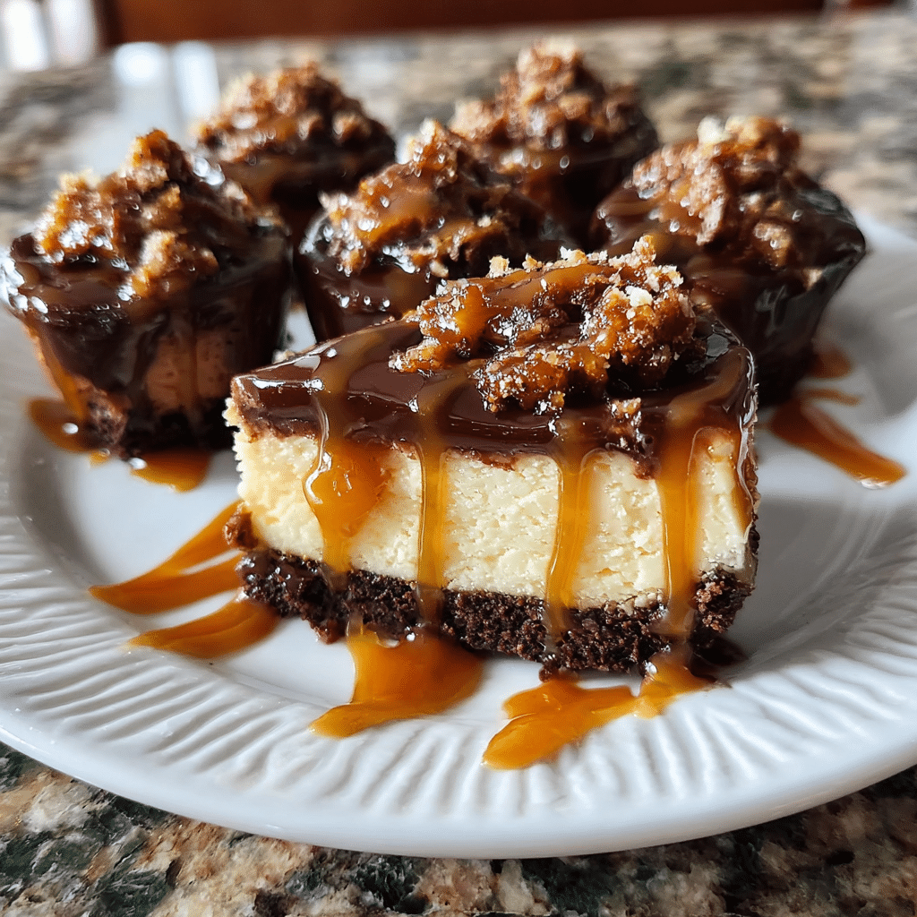 chocolate caramel cheesecake