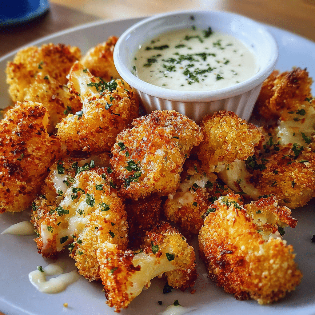 crispy baked cauliflower bites
