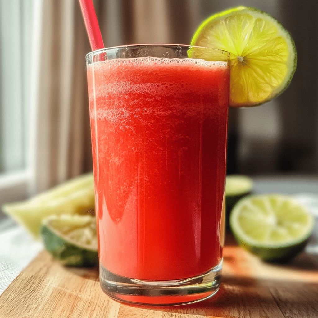 fresh watermelon lime juice