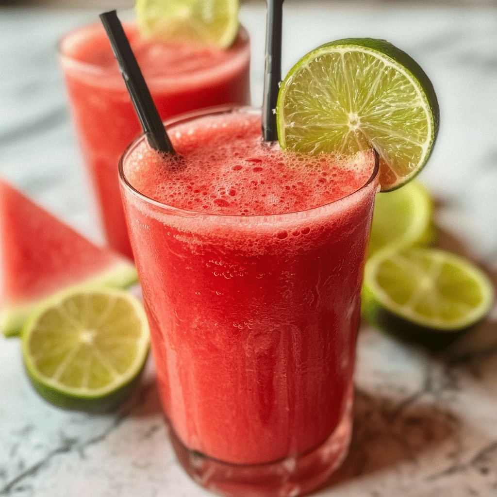 fresh watermelon lime juice