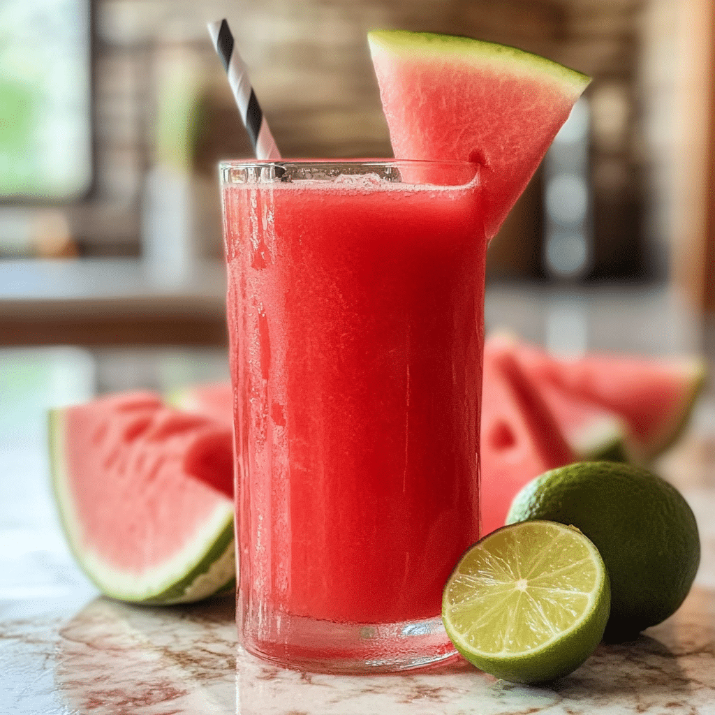 fresh watermelon lime juice
