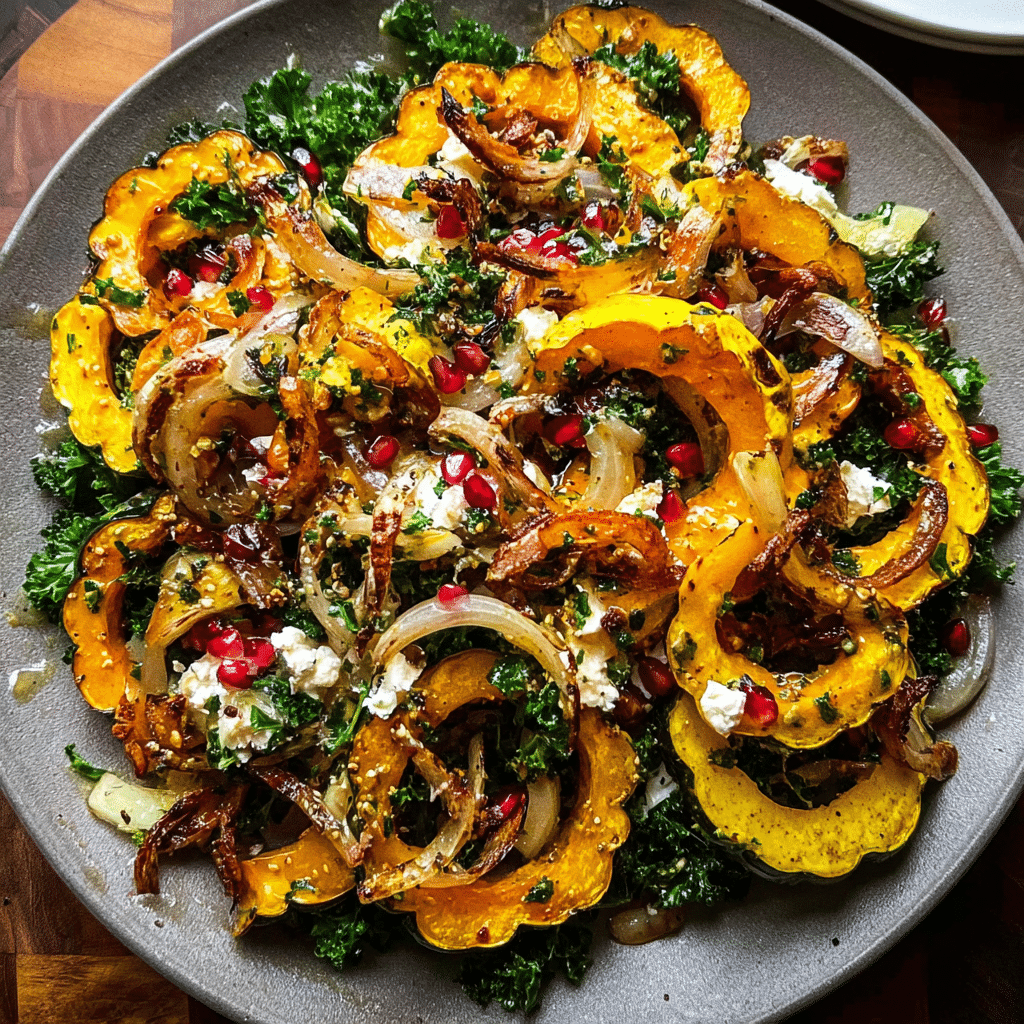 Autumn Delicata Squash Salad