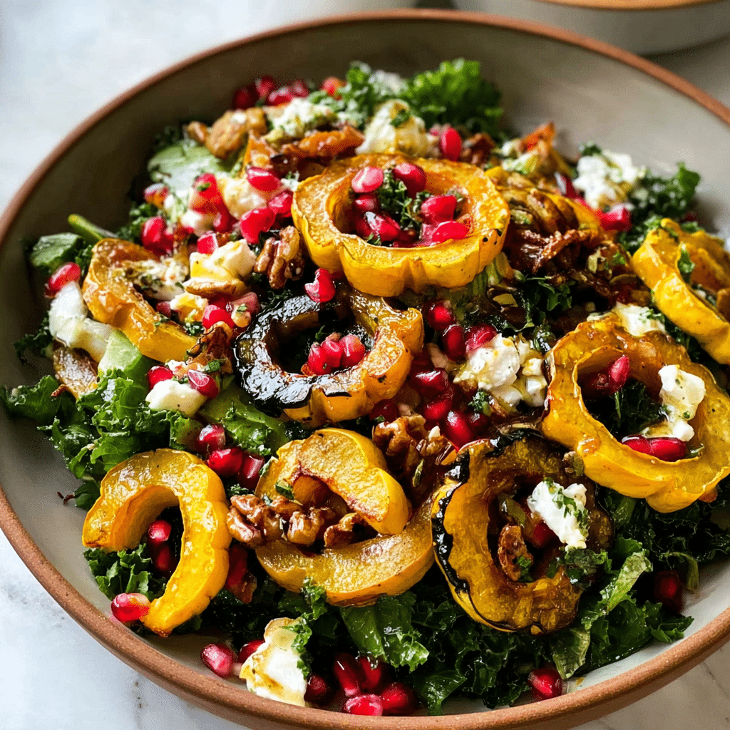 Autumn Delicata Squash Salad