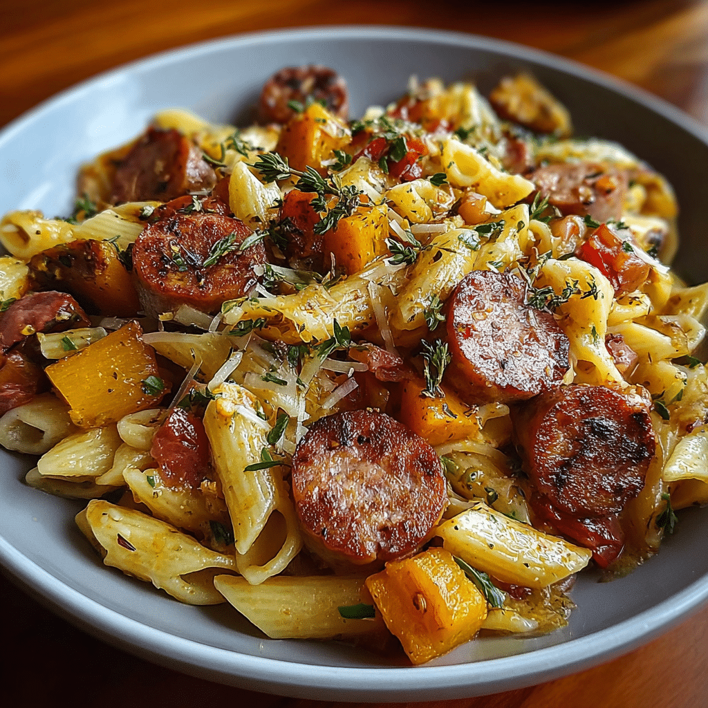 Autumn Sausage Pasta