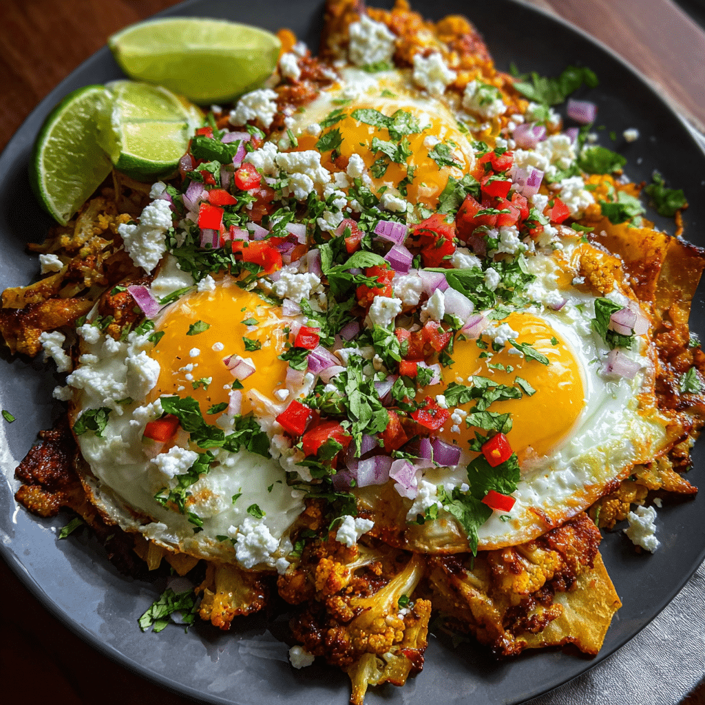 Cauliflower Chilaquiles