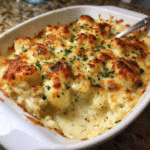 Cheesy Cauliflower Gratin