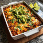 Chicken Enchilada Quinoa Bake