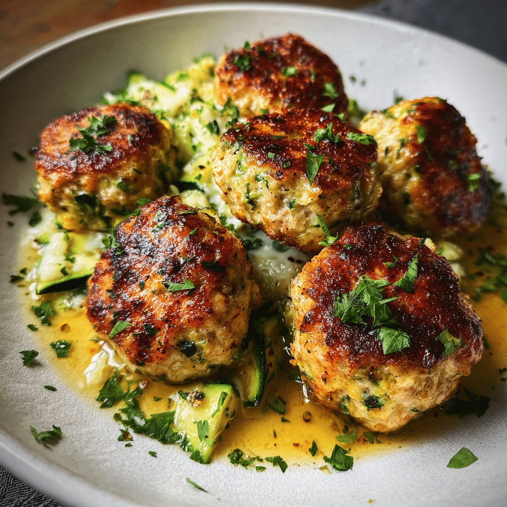 Chicken Zucchini Meatballs