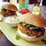 Chickpea and Mushroom Burgers