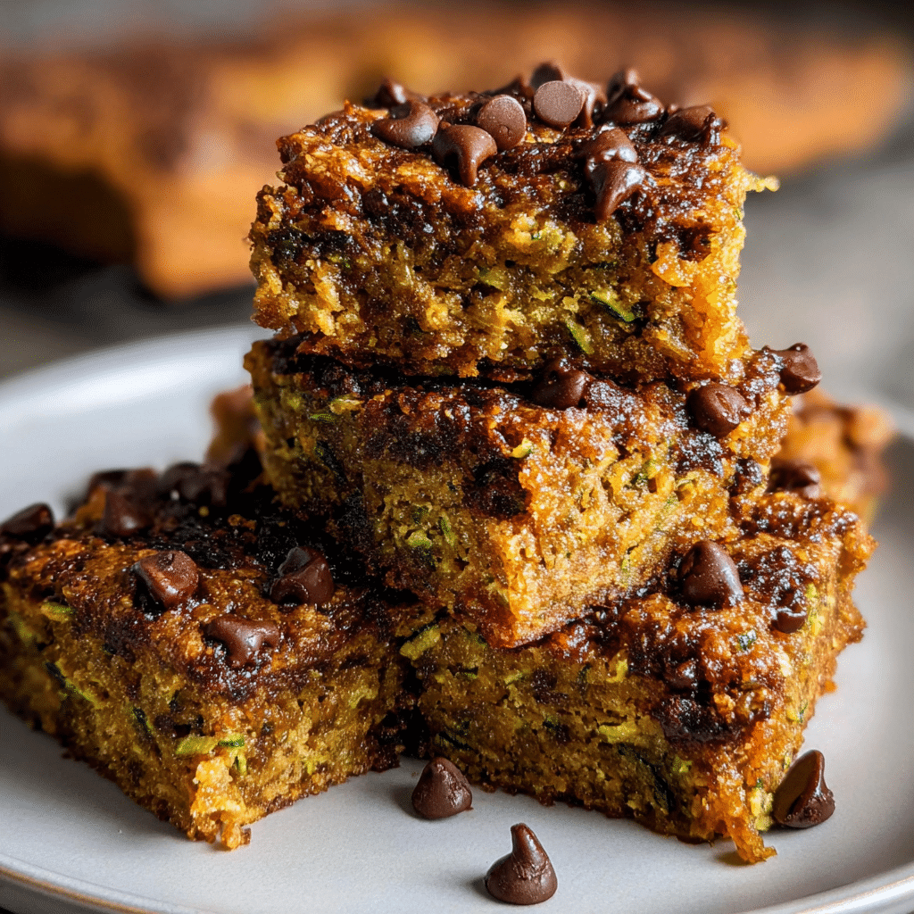 Chocolate Chip Zucchini Bars