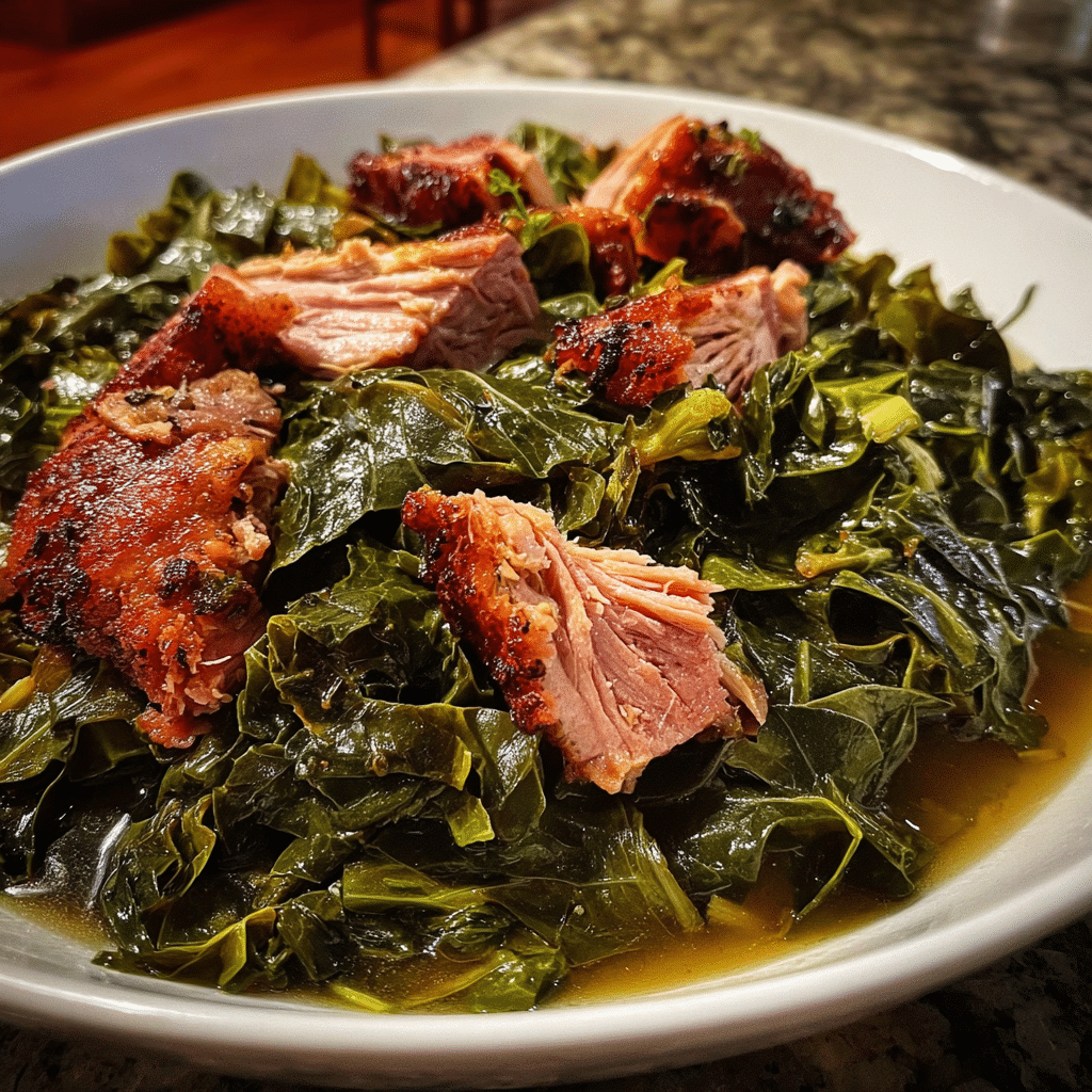 Collard Greens with Smoked Turkey
