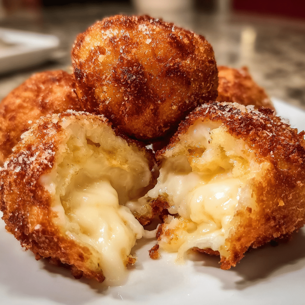 Deep-fried cheesecake