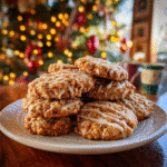Ginger Oatmeal Christmas Cookies