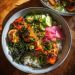 Ginger-Scallion Salmon Bowls