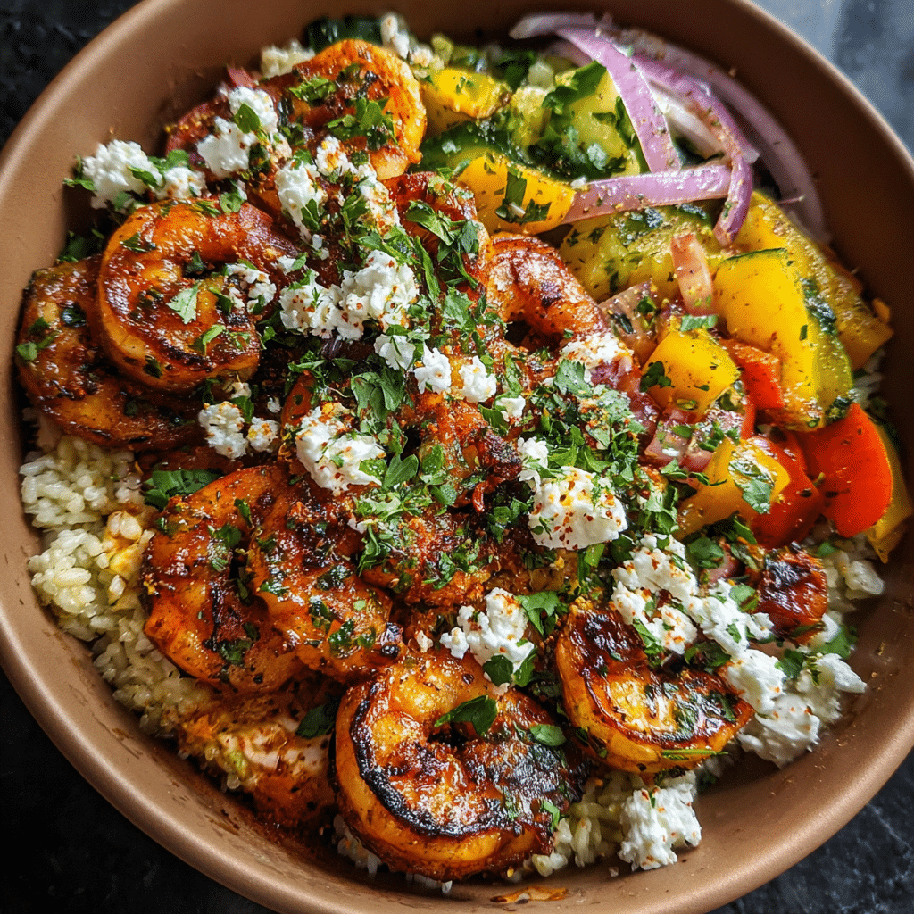 Greek Shrimp Grain Bowl