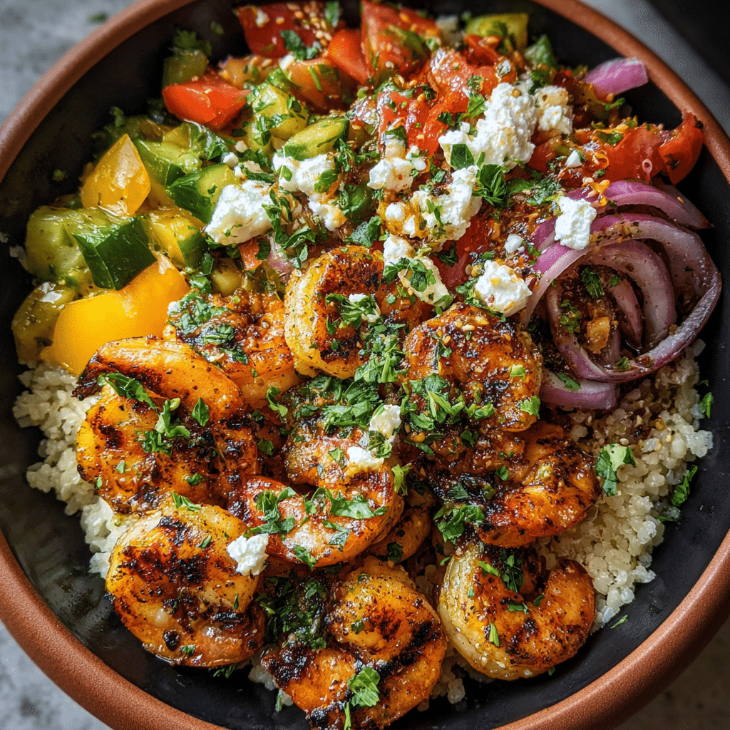 Greek Shrimp Grain Bowl