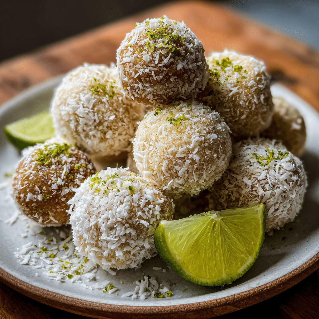 Key Lime Pie Energy Bites