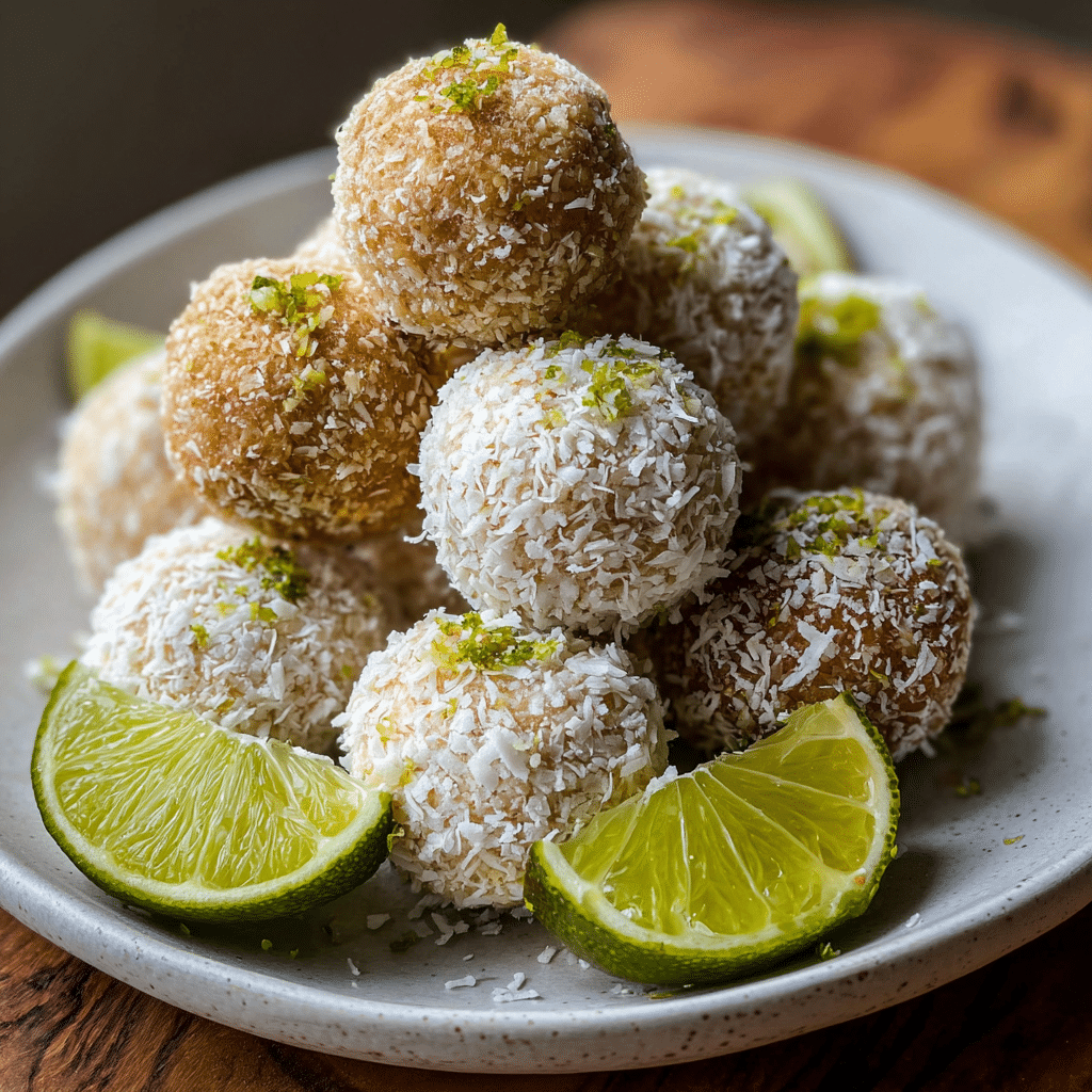 Key Lime Pie Energy Bites