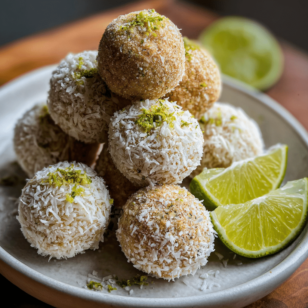 Key Lime Pie Energy Bites