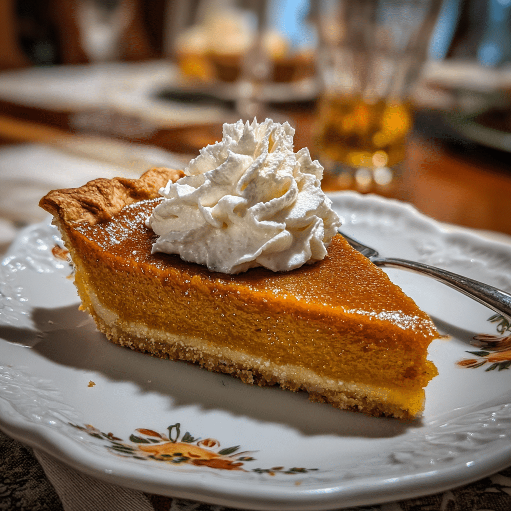 Light pumpkin pie