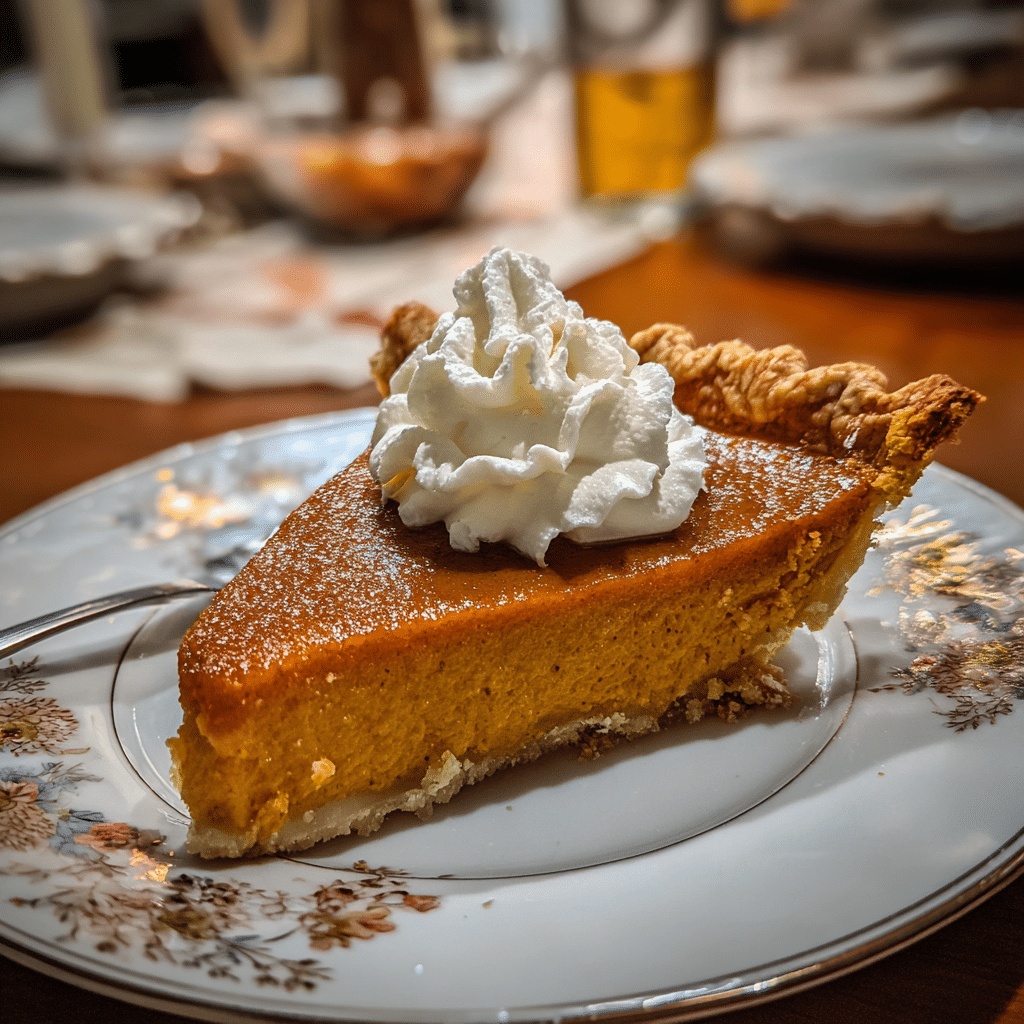 Light pumpkin pie