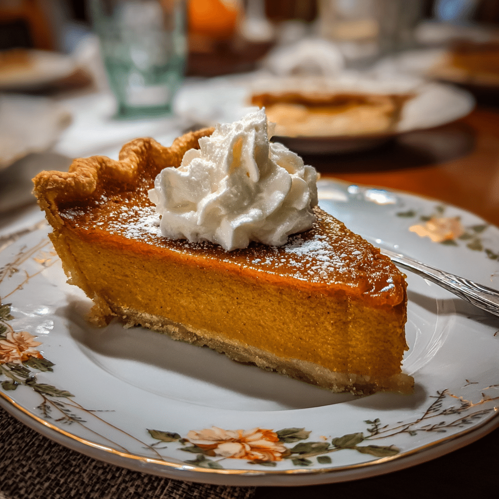 Light pumpkin pie