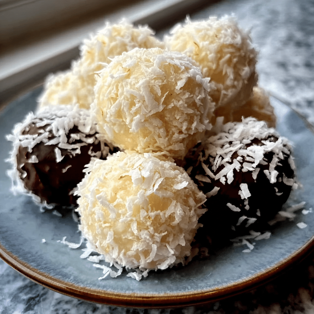 No-Bake Coconut Cream Balls