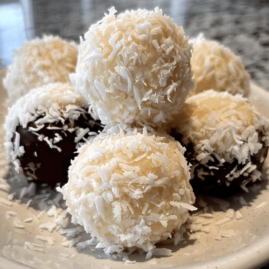 No-Bake Coconut Cream Balls